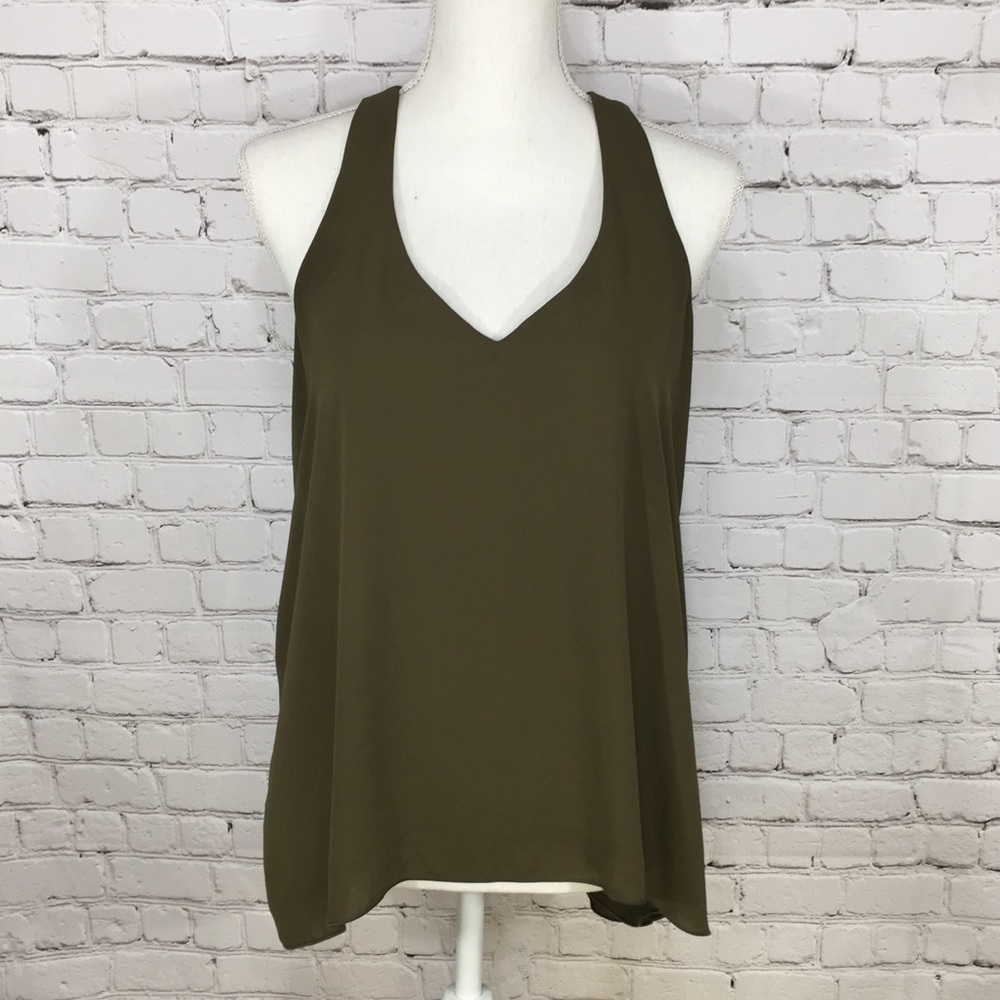 Evereve Allison Joy Saylor Chiffon Sleeveless Tank